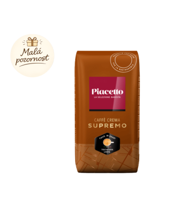 PIACETTO Supremo Caffè Crema 1 kg – zrnková káva | coffeestore.cz